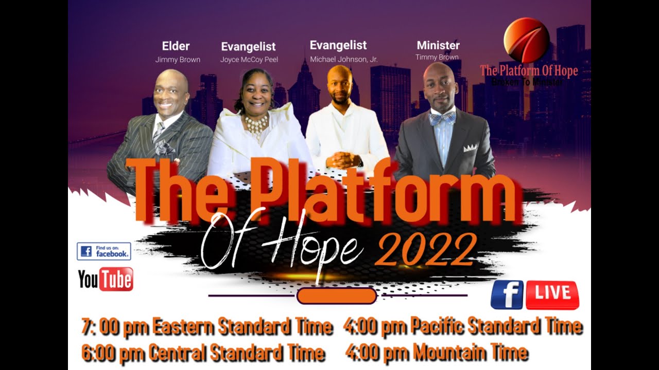 Live With The Platform Of Hope