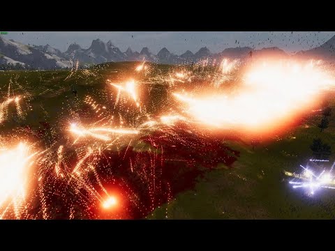 Cleopatra Full Auto VS Nikola Tesla Full Auto - Ultimate Epic Battle Simulator 2 UEBS 2