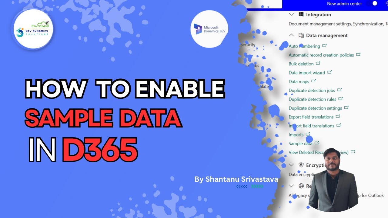 How to Use Sample Data in Dynamics 365 | Enable & Import