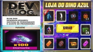 Data da Loja Misteriosa 7 0, Dino Azul, Diamantes de GRAÇA e Mudanças no Sistema de Personagens