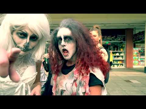 Ghostbusters vs Zombies: Epic Flash Mob in Norwich!