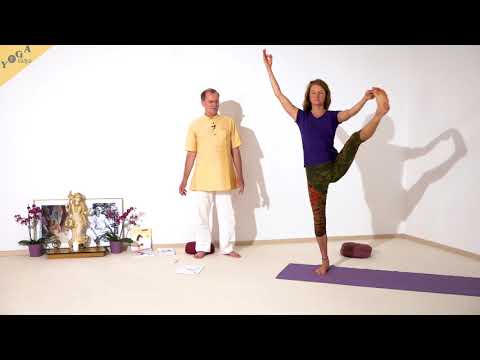 Aufgerichteter Spagat im Stehen - Yoga Asana Lexikon