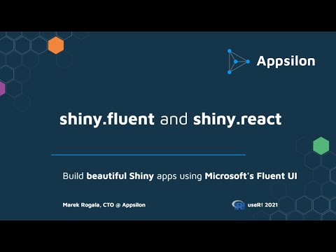 Build Beautiful Shiny Apps Using Microsoft Fluent UI with shiny fluent and shiny react