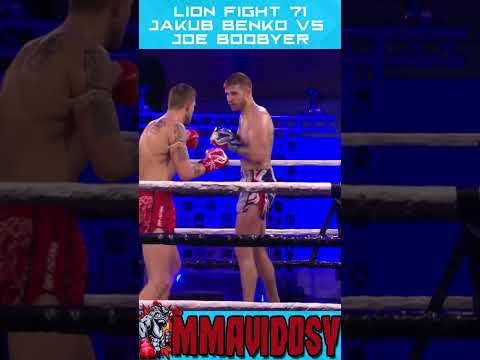 TKO Lion Fight 71 - Jakub Benko vs Joe Boobyer #shorts #muaythai #lionfight