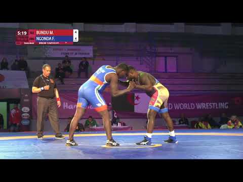 BRONZE GR - 97 kg: M. BUNDU (SLE) v. F. NGONDA (ANG)