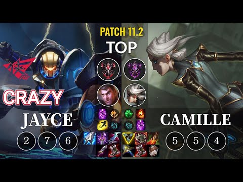 RW Crazy Jayce vs Camille Top - KR Patch 11.2