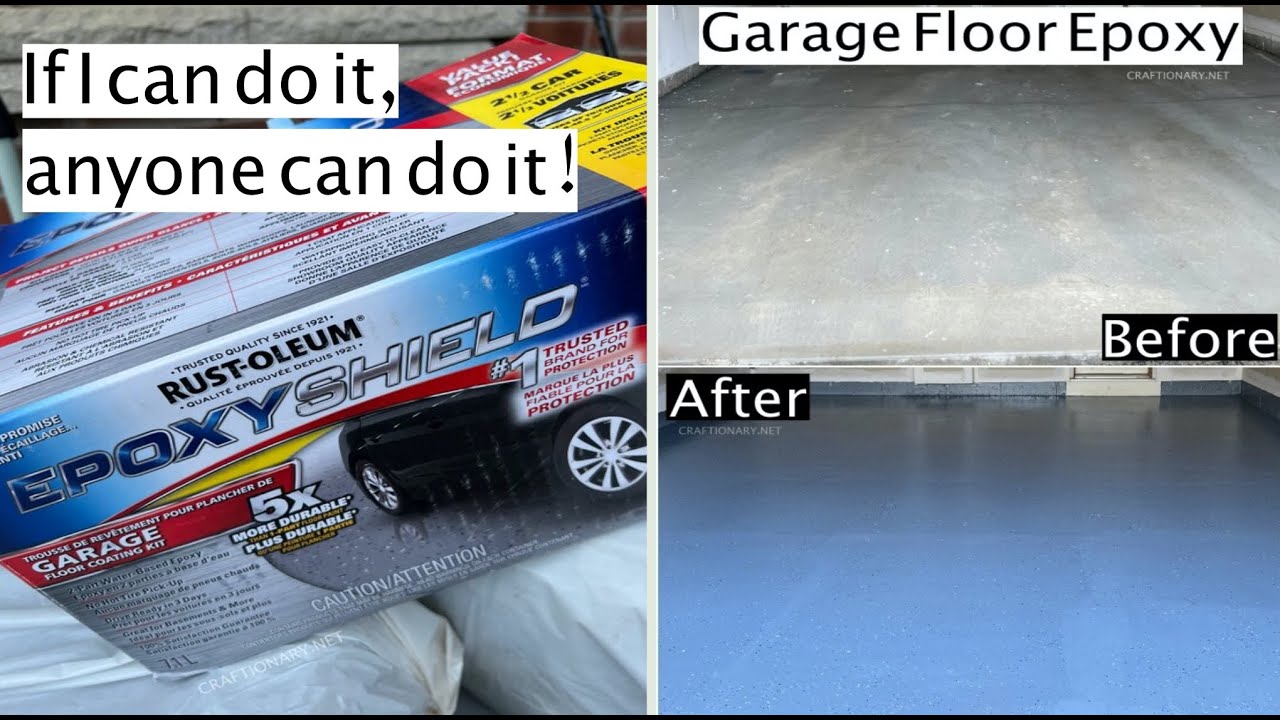 Just applying DIY Rustoleum garage floor epoxy to show anyone can do it!