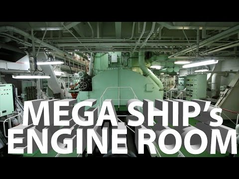 A Tour of Mega Ship's Engine Room