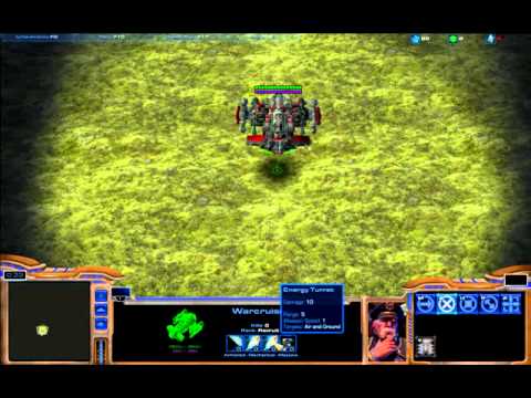 Custom Starcraft 2 Unit - Warcruiser.