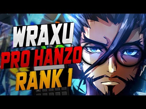 WRAXU INSANE HANZO! HE'S BEST! [ OVERWATCH SEASON 10 TOP 500 ]