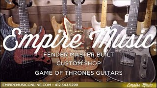 Video thumbnail for Fender Custom Shop GAME OF THRONES SIGIL COLLECTION - EMPIRE MUSIC by Empire Music