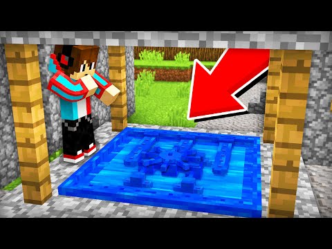 Я НАШЁЛ СЕКРЕТНУЮ ДВЕРЬ ИЗ ВОДЫ ВНУТРИ КОЛОДЦА В МАЙНКРАФТ | Компот Minecraft