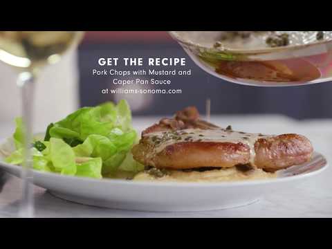 Making Pork Chops with Pan Sauce in Hestan CopperBond...