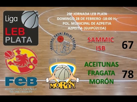 Sammic ISB vs. Aceitunas Fragata Morón