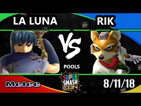 SSC 2018 SSBM - Rik (Fox) Vs. MSF | La Luna (Marth) Smash Melee Pools