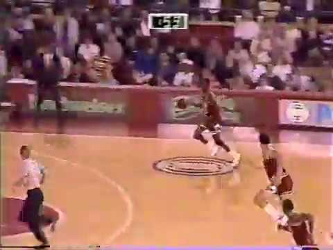 MICHAEL JORDAN - Steal + Bucket vs Isiah Thomas 11-7-86 Bulls @ Pistons