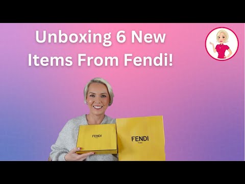 Unboxing de 6 novos itens da Fendi!