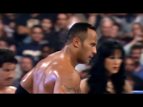 The Rock, Eddie Guerrero & Chyna Vs Chris Benoit, Christian & Edge - SMACKDOWN!