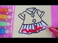 Colored Sand Painting School Uniform Learn Colors Toy For Kids Video For Kids PINK GIRL