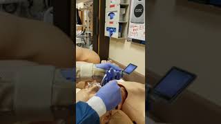 Ari the Resident is back to using the McGrath Mac video laryngoscope blade as a true V.L. blade