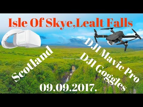 Isle Of Skye By Drone | Lealt Falls | Scotland | DJI Mavic Pro | 09.09.2017.