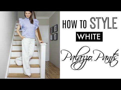 How to Style White Palazzo Pants | Fashion Over 40