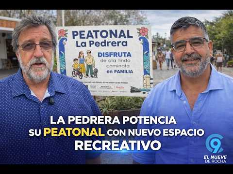 LA PEDRERA INAUGURÓ UN NUEVO ESPACIO RECREATIVO EN SU PEATONAL