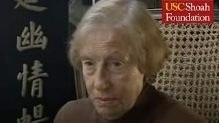 War Crimes Trials Participant Edith Coliver Testimony