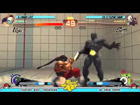 SSF4: AE Winner's Finals El Cubano Loco (Claw) v. Filipino Champ (Seth)