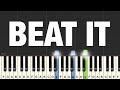 Michael Jackson Beat It Piano Tutorial Medium