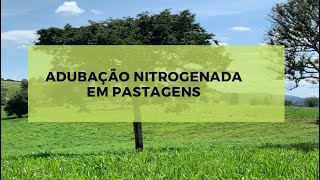 ADUBAÇÃO NITROGENADA EM PASTAGENS