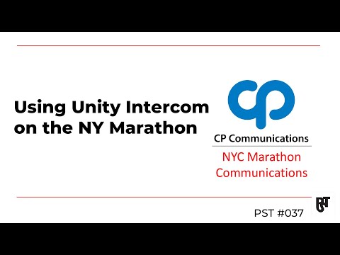 Using Unity Intercom on the NY Marathon – PST #011