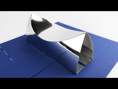 A Pop-up Structure with Two curved folds