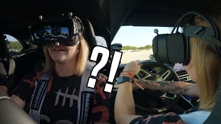 Driving a Real Car while in VR
