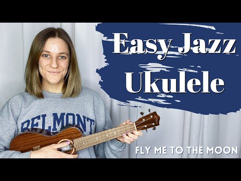 Easy Ukulele Jazz Tutorial // Fly Me to the Moon // Frank Sinatra