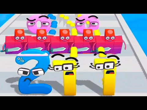 Merge Number Block + Merge Number Lore Run 3D. Part 70