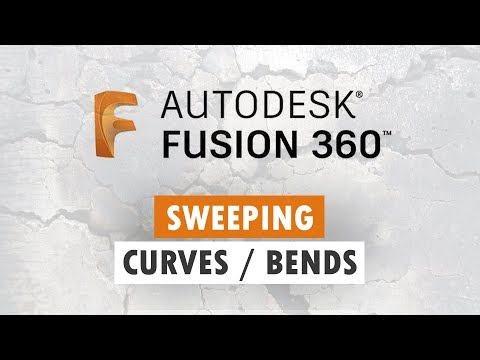 Curves and Bends in Fusion 360 - Extrude Along Path