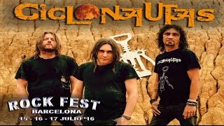 Ciclonautas Rock Fest Barcelona 17.07.2016