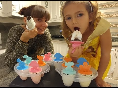 DONDURMA YAPTIK, YAZ GELDİ, En pratik yöntemle dondurma yaptık, eğlenceli çocuk videosu Video