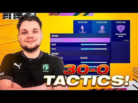 MY PRO 30-0 CUSTOM TACTICS I USE IN WEEKEND LEAGUE!!! FIFA 21