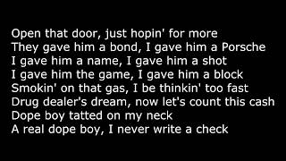 Rick Ross - Drug Dealers Dream Lyrics on screen