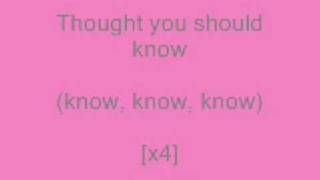 Keyshia Cole - Thought You Should Know w/ lyrics