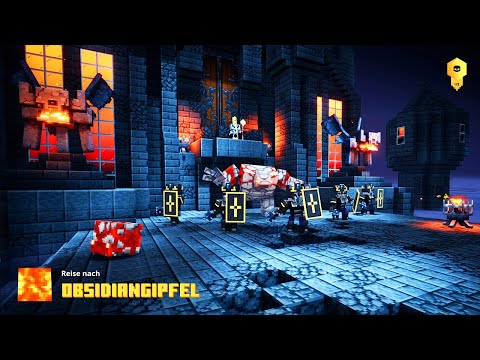 UNBELIEVABLE! Defeating the Erzilager END BOSS at The Obsidian Peak - Minecraft DUNGEONS!