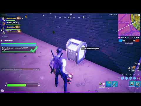 DELIVER LEGENDARY WEAPONS TO GHOST DROPBOXES LOCATION CHALLENGE *GUIDE*(MIDASCHALLENGES)