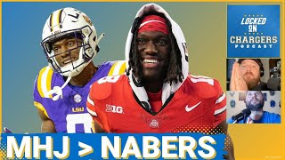 The Chargers Should Take Marvin Harrison Jr. Over Malik Nabers | 3-Round LAC Mock Draft