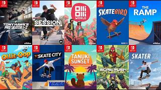 Top 10 Best SKATEBOARDING Games on Nintendo Switch (Updated)
