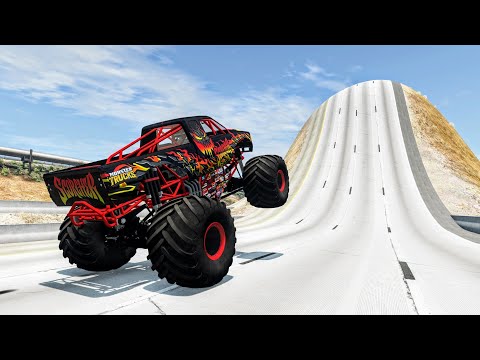 Cars vs Giant Bulge #1 – BeamNG Drive | CrashBoomPunk