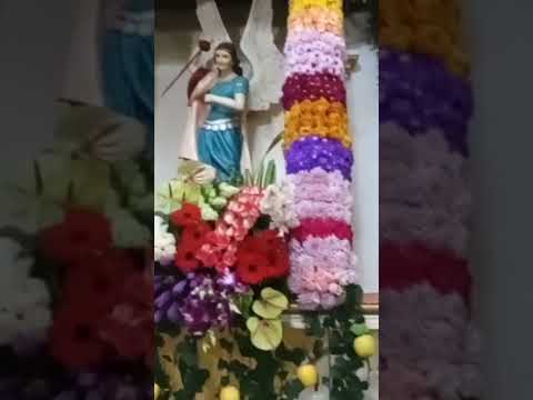 Arreglo floral en La Perla Veracruz, Fiesta patronal a la virgen de Guadalupe, 2023