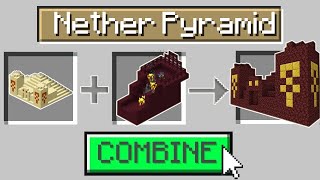 Minecraft But I Can Combine Structures!