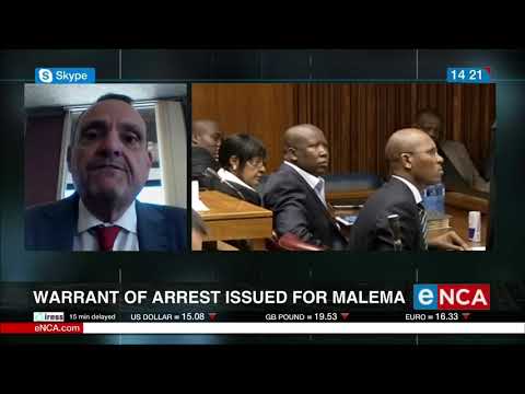 Malema's lawyer reacts to warrant of arrest